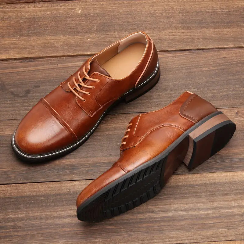Derby Shoes with Lace-Up Fastening for Men | Ideal for Formal and Semi-Formal Wear